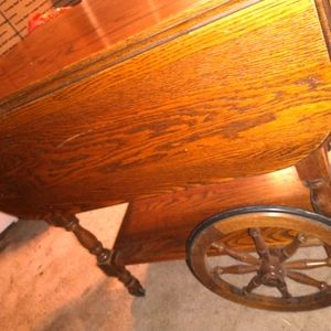 Vintage tea cart table